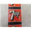 Image 4 : 7Up Tin? Sign 5.5" x 32"  - 5 7Up Logos Marked- Patten Signs