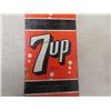 Image 5 : 7Up Tin? Sign 5.5" x 32"  - 5 7Up Logos Marked- Patten Signs