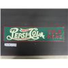 Image 1 : Pepsi Cola Sold Here Embossed Tin Sign 5.5" x 22" Double Dot