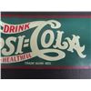 Image 7 : Pepsi Cola Sold Here Embossed Tin Sign 5.5" x 22" Double Dot