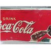 Image 4 : 1941 Tin Coca-Cola Sign 23" X 59" - Made in USA-AAW