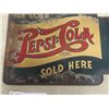 Image 3 : 1940 Pepsi Cola Double Dot Tin Flange Sign 10" x 14.5" - USA ?