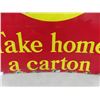 Image 6 : Coca-Cola 6 Pack - Take Home a Carton Sign 35" x 52" - Has Been Cut Down