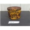 Image 1 : Buffalo Oil - Hard Oil- Round Tin with Lid 5" T 6.5" w