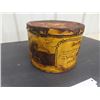Image 5 : Buffalo Oil - Hard Oil- Round Tin with Lid 5" T 6.5" w