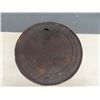 Image 9 : Buffalo Oil - Hard Oil- Round Tin with Lid 5" T 6.5" w