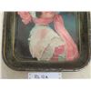 Image 3 : 1914 Coca-Cola 'Betty' Drink Tray Painted Tin - Stelad Sign Co. -USA 1" x 10.5" x 13.25"