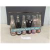 Image 1 : Pepsi Cola Metal 12 Pack Carrier - Double Dot Cap Logo on Ends - 12 Various Bottles 5.5" x11" x 16"