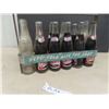 Image 4 : Pepsi Cola Metal 12 Pack Carrier - Double Dot Cap Logo on Ends - 12 Various Bottles 5.5" x11" x 16"