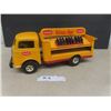 Image 1 : Gama Refresca Major Mexico Pressed Tin Coca- Cola Delivery Truck - Includes 3 Cases of Bottles 6" x 