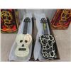 Image 2 : 2 Mahalo Skull Face Ukuleles - New in Box ; 1 Black, 1 White