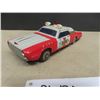 Image 2 : Bandai Fire Chief Tin Friction Car 7" Long - Works Well