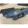 Image 7 : Kingsbury Toys Blue Bird British Racer with driver 1920's -looks complete + original - motor winds +
