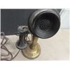 Image 3 : Vintage Brass Candlestick Phone - Northern Electric Top - Western Electric Base 12" Tall