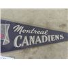 Image 3 : Very Cool + Old Montreal Canadians Hockey Pennant - Missing Tip 28" long