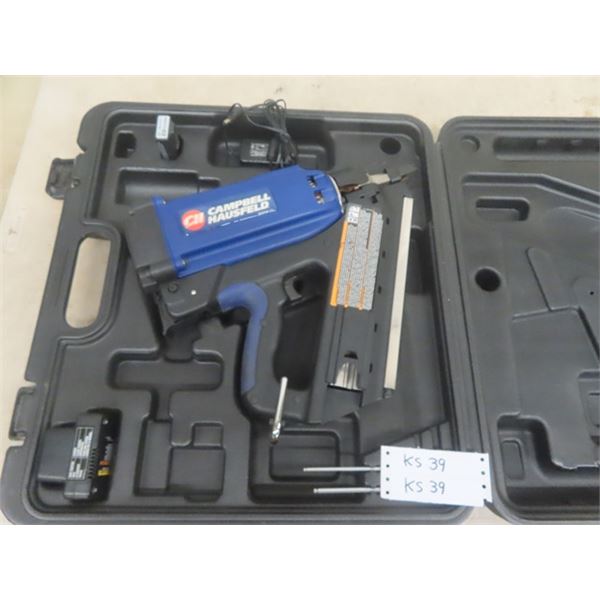 Campbell Haus Feld Cordless Air Nailer - Has Battery - in Hard Case