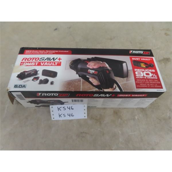 Rotozip Roto Saw + Dust Vault 6 Amp - New in Box