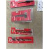 Image 3 : Milwaukee Aviation Snips, Drill Bits, Bit Kit, 3 Driver Sets - 10 Pieces All New in Packages