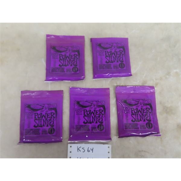 5 packs Ernie Ball Power Slinkey Guitar Strings - 2220