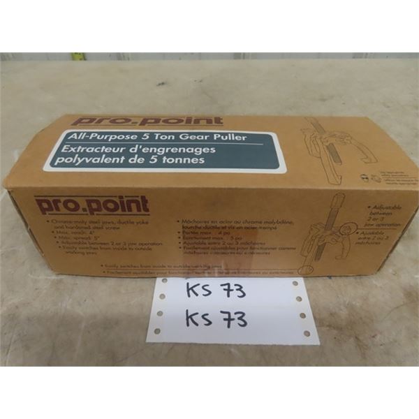 Pro Point All Purpose 5 Ton Gear Puller in Box