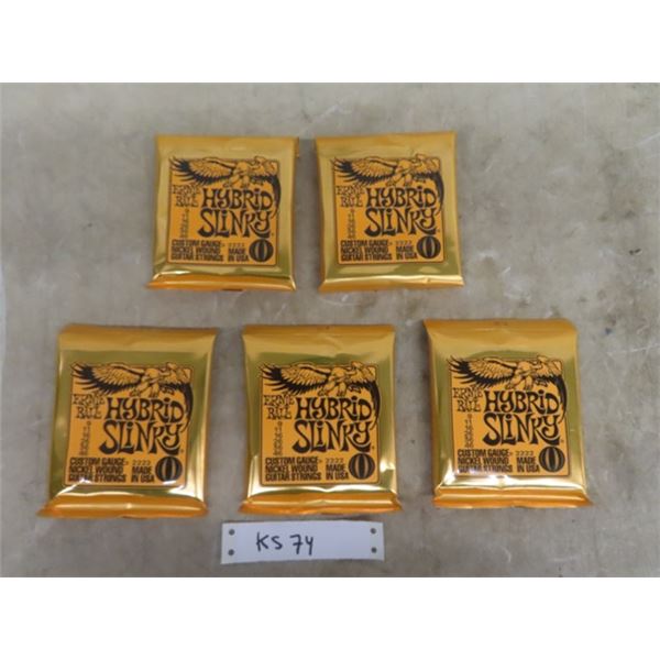 5 Ernie Ball Hybrid Slinkey #2222 Guitar Strings New