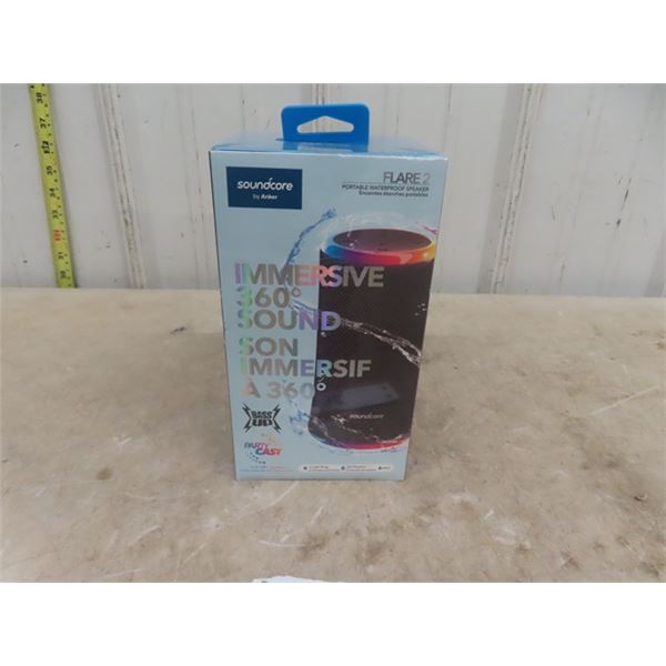 Soundcore by Anker Flare 2 Portable Waterproof Speaker - New Sealed