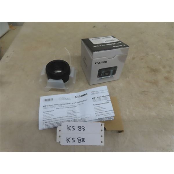 Cannon EF 50mm F/1.8 STM Auto Focus Lens for EOS DSLR Camera - New in Box