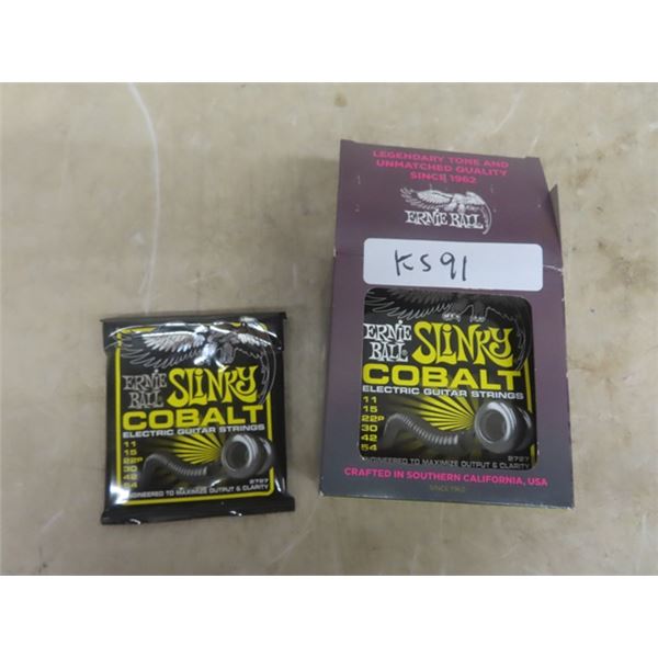 6 in Box New Ernie Ball Slinkey Cobalt Electric Guitar Strings #2727