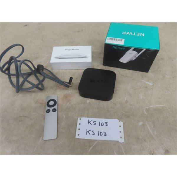 Apple TV/Apple Majic Movie in Box, Net Up Wi-Fi Booster/Helper - New in Box