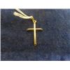 Image 2 : 10k Gold Cross Pendant - total weight .76g