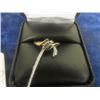 Image 2 : 10k Gold + Diamond Sz 5 Ladies Ring - total weight 1.29g