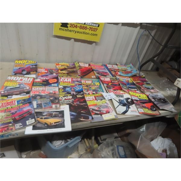 over 110 Hot Rod Magazines - 1980's + Newer