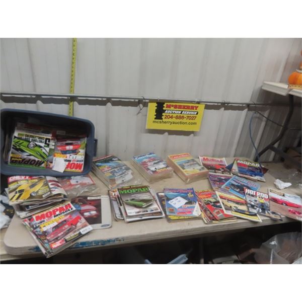 Approx 100 Hot Rod Magazine ; Mopar, Car + Parts 1990's + Up