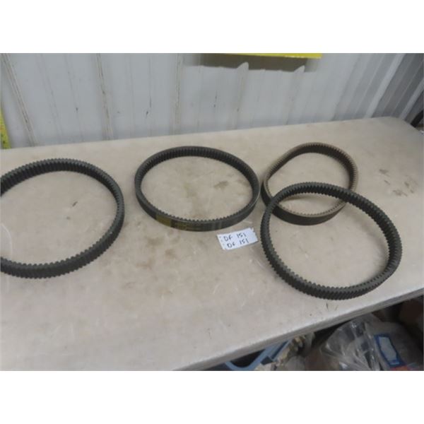 4 Snowmobile Drive Belts