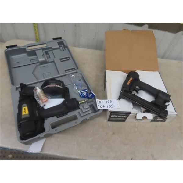 2 Air Nailers; Prime + Bostitch