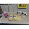 Image 1 : 24 Superior Latex Gloves + 1 1/2 cases of Ear Plugs & Antifreeze 3.78L