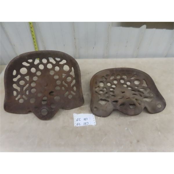 2 Cast Implement Seats