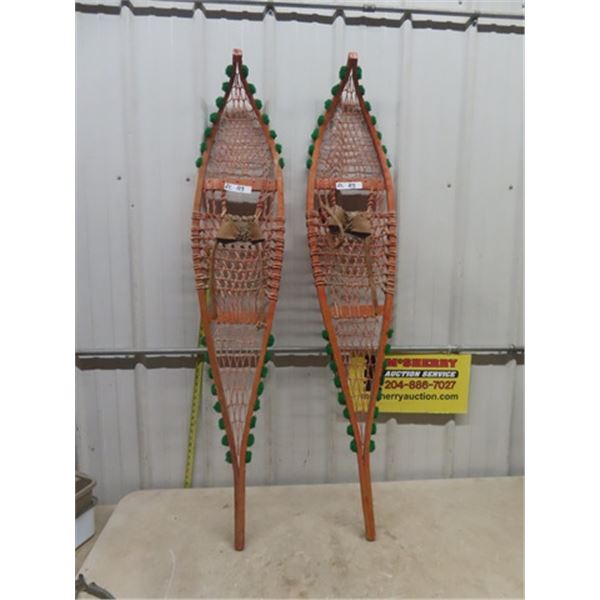 Set of Snow Shoes with Palm Palms 12" x 59"