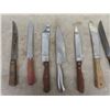 Image 2 : Lot of Carving Knives, Hones + Sharpening Stone