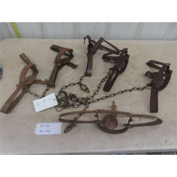 Lot of 6 # 3L5 Traps