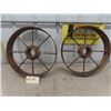 Image 1 : 2 Steel Wheels - 20" Wide