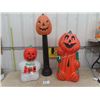 Image 1 : 3 Halloween Blow Molds - Tallest 44"