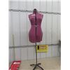 Image 1 : Old Dress Form on Metal Stand 62" Tall