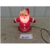 Image 1 : Vintage Light Up Santa - Plastic + Metal 8" Tall