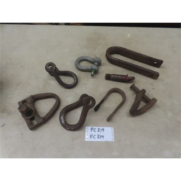 Clevises + Pins - 8 Pcs Total + Hydraulic Control