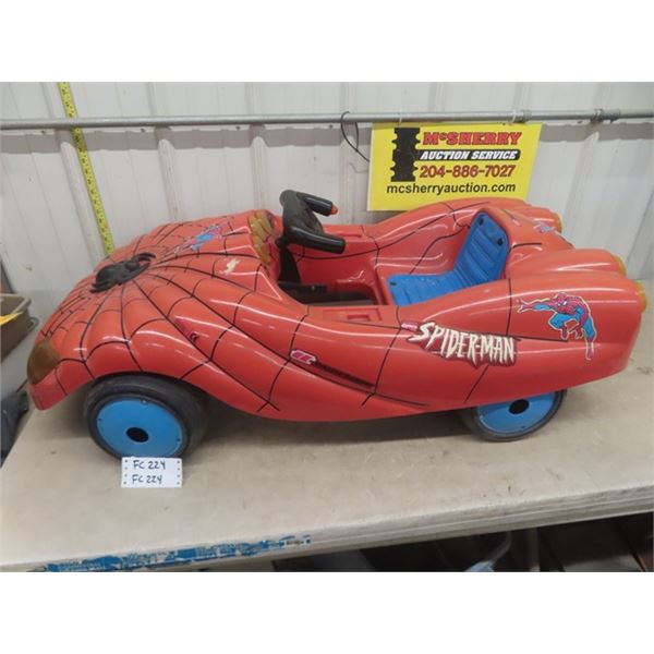 Super Cool TT Toys Spiderman Pedal Car 48" Long