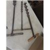 Image 3 : 5 Old Hand Augers + Pair of Garden Snippers