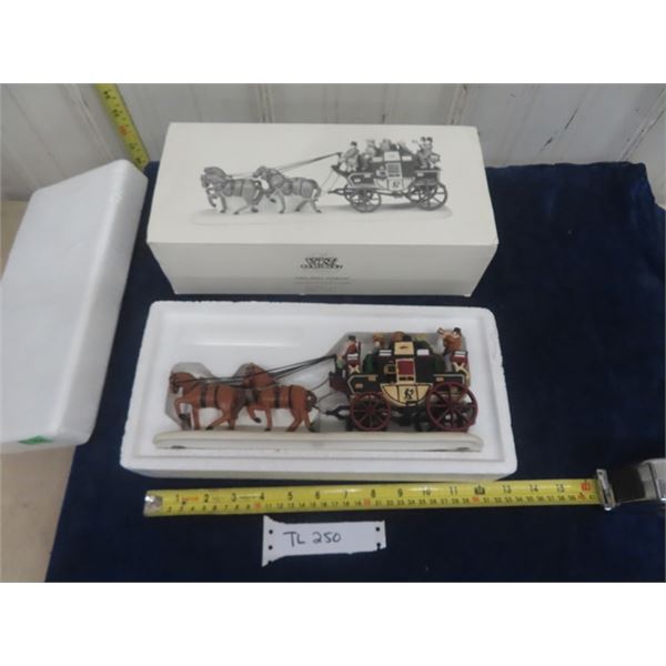 Dept. 56 Holiday Coach 1991 Vintage Hand Painted Porcelain