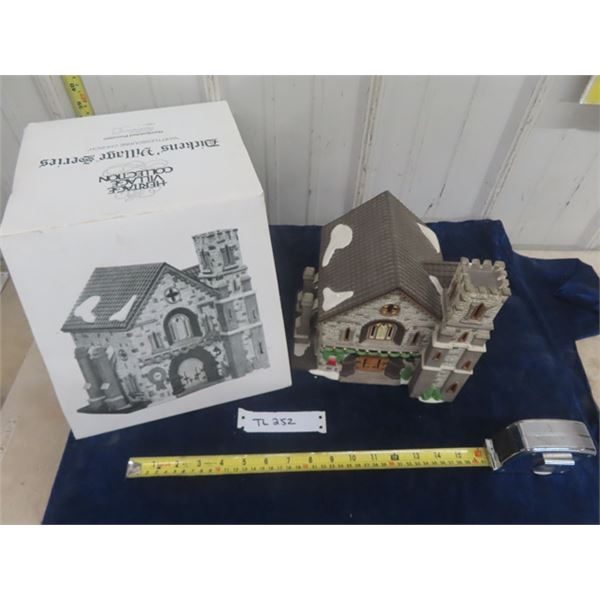 Dept. 56 Whittles Bourne Church Hand Painted with Light - Retired