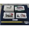Image 1 : Dept. 56 Open Horse Open Sleigh 1988 + Until We Meet Again 1998 - Retired